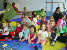 GOUTER DES LAPINS AVEC LES PETITS GYMNASTES!