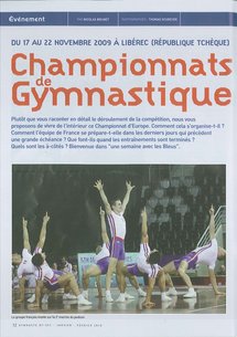 Les gymnastes aixois à la "une" de la revue de la fédération française de Gymnastique!