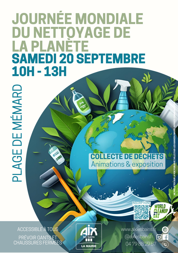 WORLD CLEANUP DAY AIX-LES-BAINS WORLD CLEANUP DAY AIX-LES-BAINS