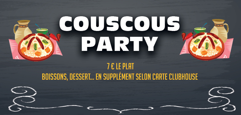 Couscous Party - Vendredi 24 Septembre 2021