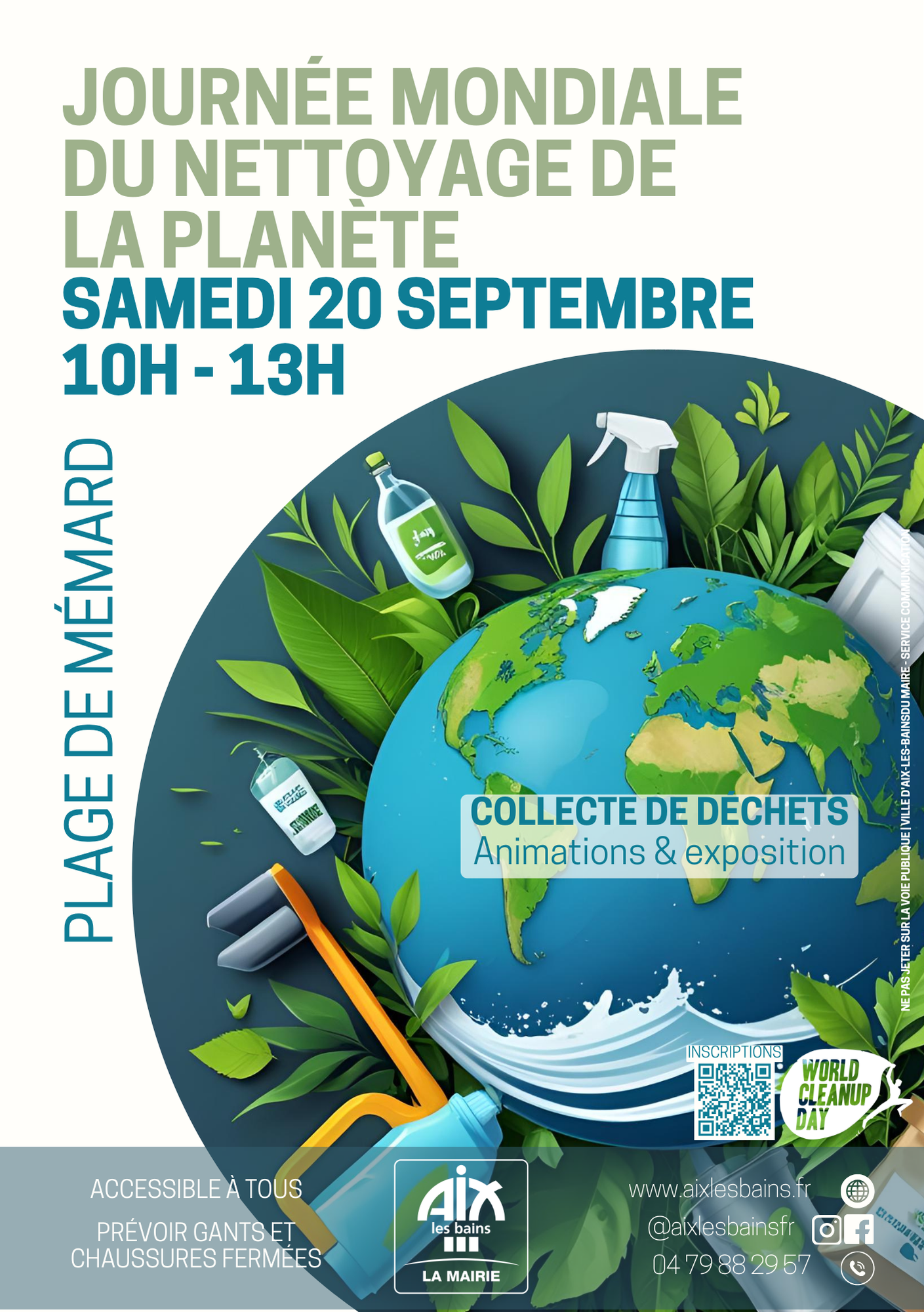 WORLD CLEANUP DAY AIX-LES-BAINS WORLD CLEANUP DAY AIX-LES-BAINS