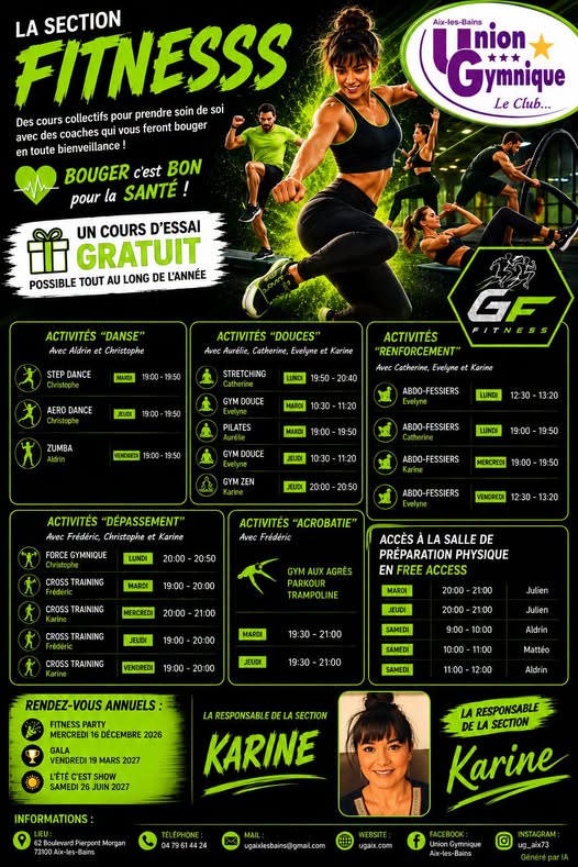 Fitness Saison 2026 2027