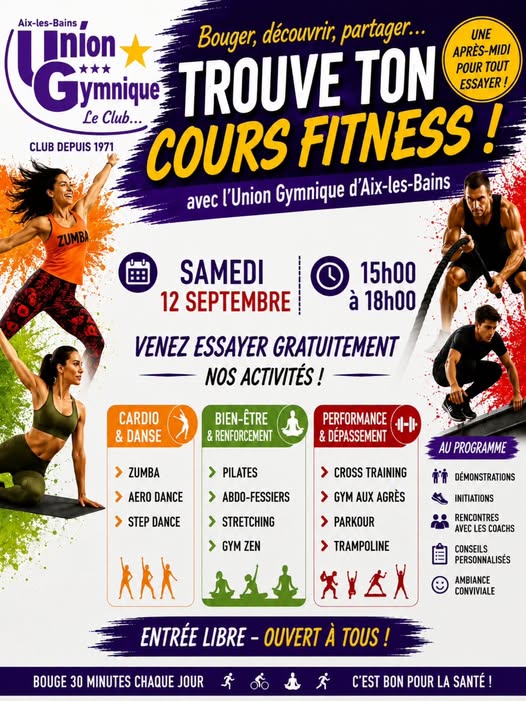 Trouves ton cours Fitness