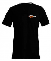 Tee Shirt noir col V logo UG